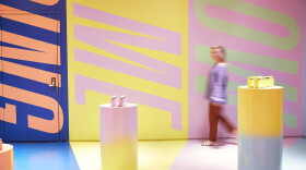 Inside the Color Factory in New York. The space features the commissioned work of local artists who focus on bringing color to urban spaces. (Courtesy of the Color Factory)