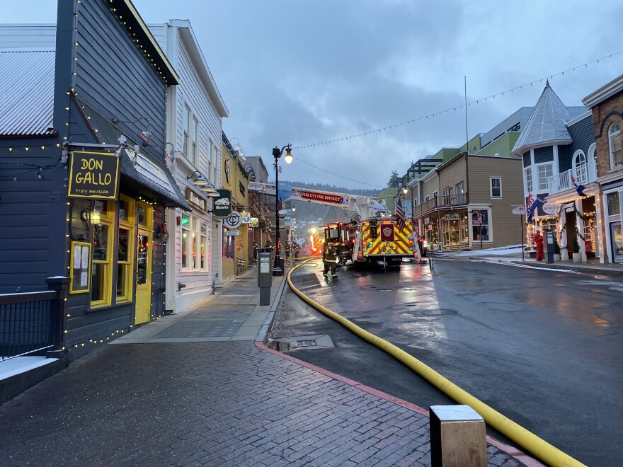 The Park City Fire District and Park City Police Department responded to a kitchen fire at the Chimayo restaurant on Main Street early March 5, 2026.