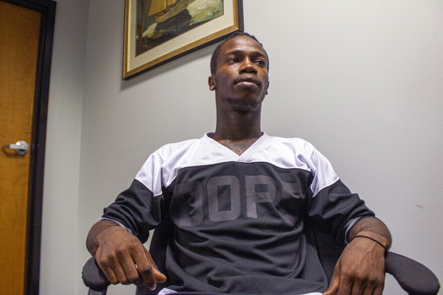Dorian Johnson, photographed at his attorney's office in St. Louis in July 2015