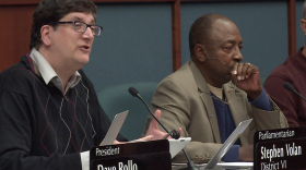District VI Councilman Stephen Volan speaks during the Oct. 16 meeting of the Bloomington City Council