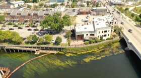 The city of South Bend has closed the East Race this summer for upgrades that include replacing this wooden riverwalk between Seitz Park and Howard Park with a wider concrete walkway.
