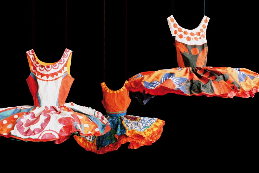 Isabelle de Borchgrave b. 1946, Belgium, Three Tutus