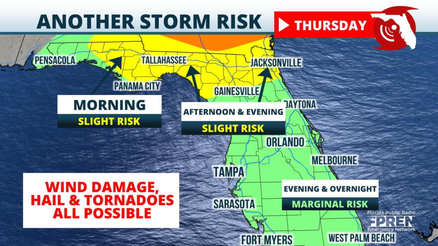 Thursday Storm Risk