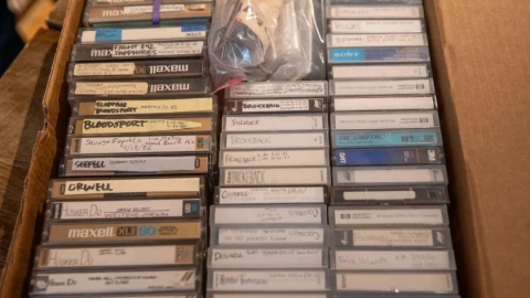 Aadam Jacobs’ collection of 6,000 cassette and DAT tapes that capture an epoch of live music.
