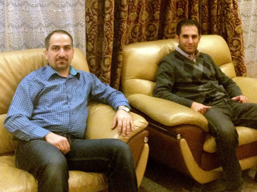 Sayf al-Tabaqchali (left) and his best friend, Yaser al-Hadithi, are repeating their medical residencies in the U.S. after leaving Baghdad.