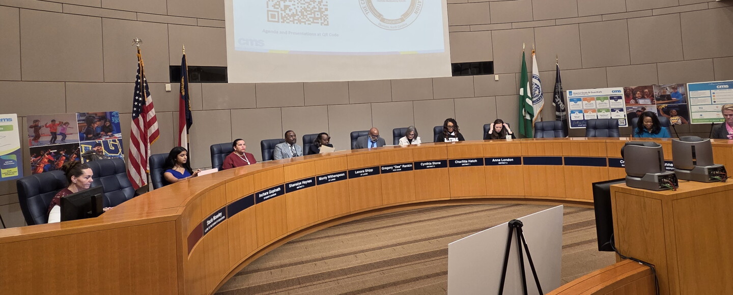 The Charlotte-Mecklenburg Schools Board of Education.
