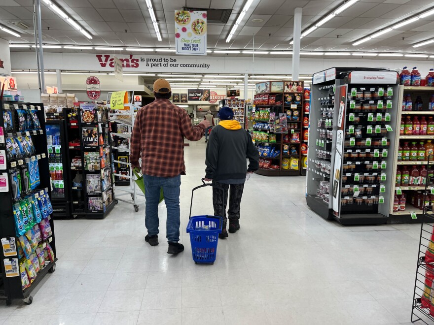 Andrew Johnson said a lot of people with developmental disabilities go to Van’s Thriftway in Helena to get checks cashed. He described Van’s as an inclusive grocery store.