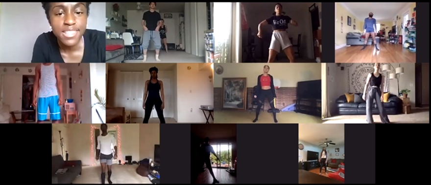 Throughout the coronavirus pandemic, DCDC choreographers and dancers created dance together virtually.