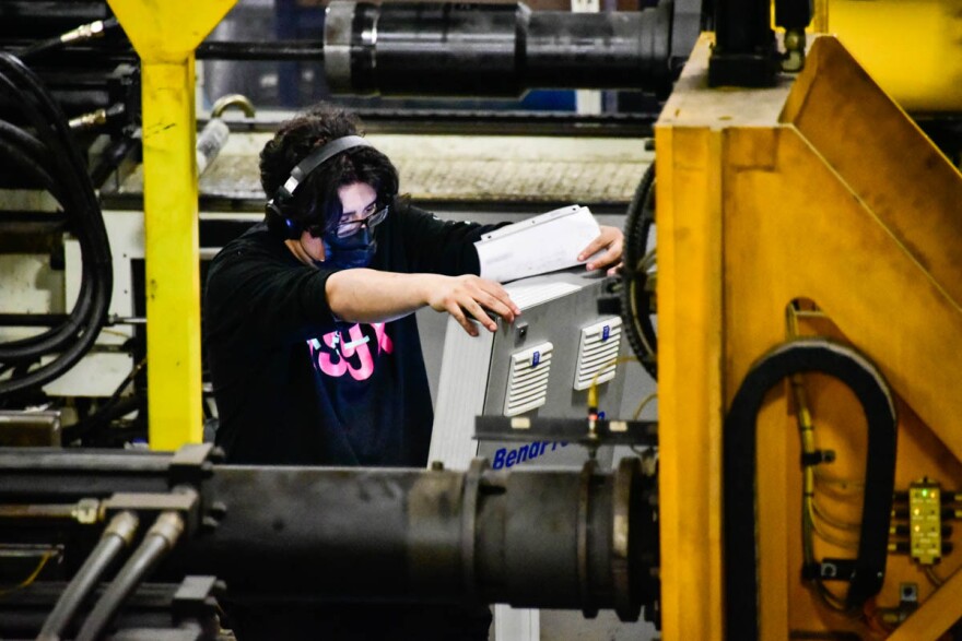 The money will help schools buy software or cutting-edge manufacturing machines. It’s meant to support a new state curriculum designed to give students skills for emerging jobs.
