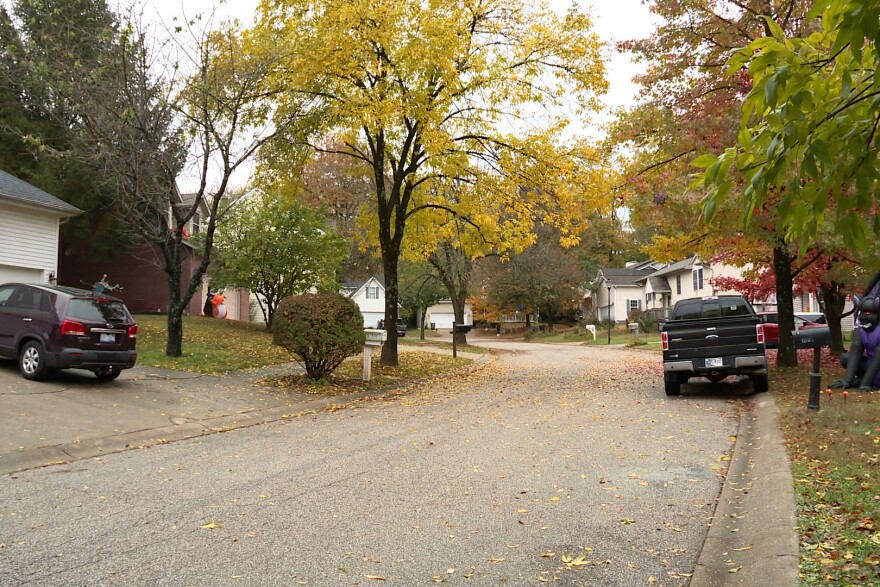 Imagine of east Chris Lane in Bloomington.