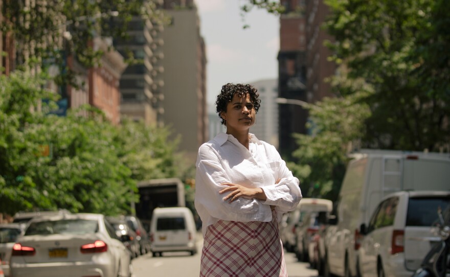 Erni Poché earns just under $50,000 a year. Poché works a second job as an interpreter to make ends meet in Manhattan.