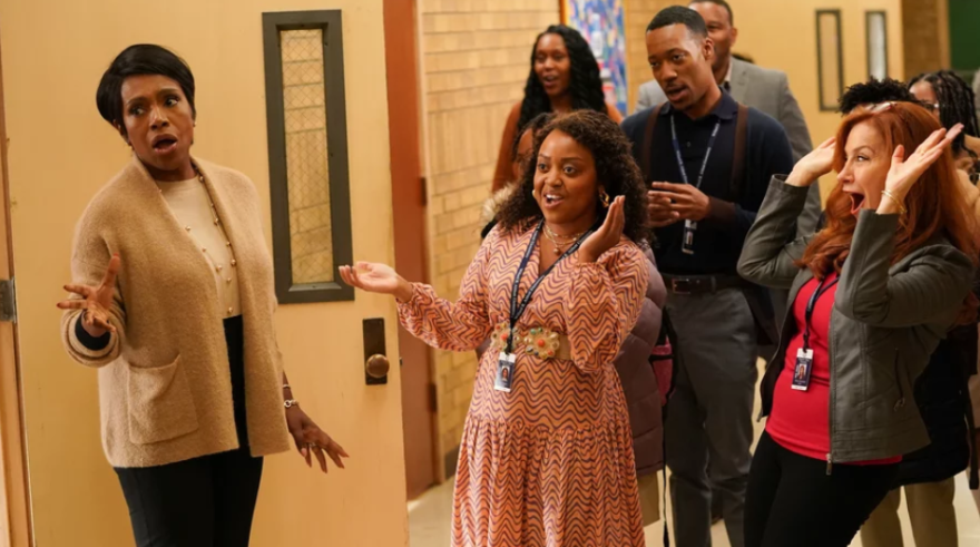 ABC's Abbott Elementary stars Sheryl Lee Ralph, Quinta Brunson, Tyler James Williams and Lisa Ann Walter.Gilles Mingasson/ABC