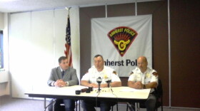 Amherst Police brief reporters on attempted murder of six month old girl