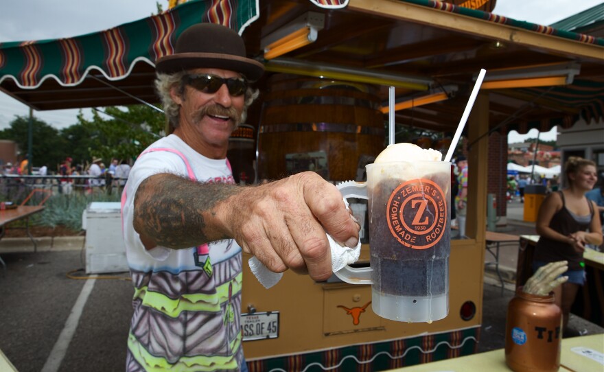 guy with root beer