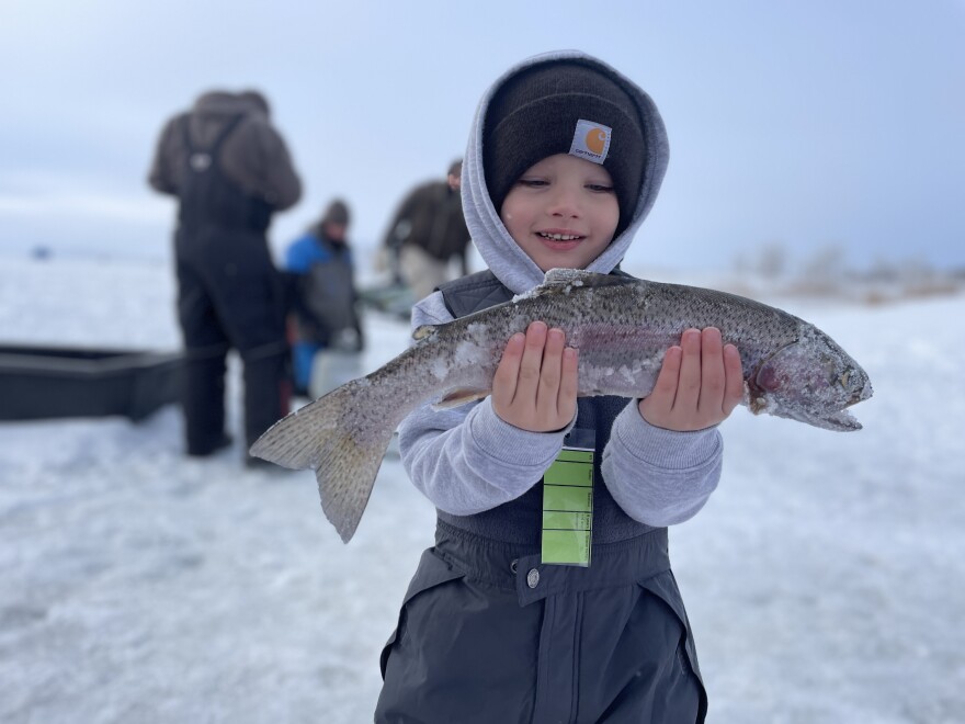 All ice fishers need to have an up-to-date fishing license.