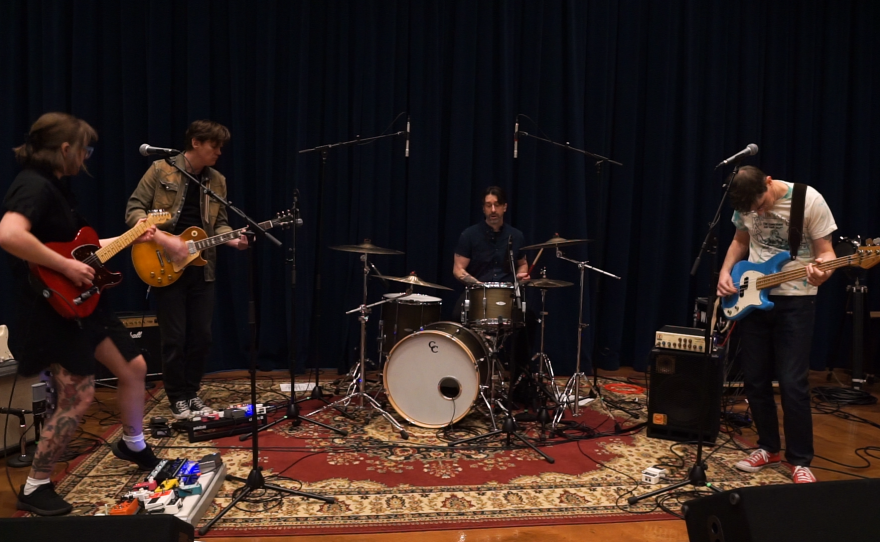 Emily Jane Powers performing live in Studio A