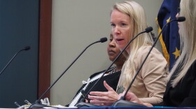 Medicaid Chief Clinical Officer Katrina Etter speaks on Tuesday, Oct. 27, 2026, at a quarterly financial review meeting.
