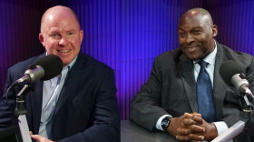 A composite of two images, one of City Commission Seat 3 candidate Tom Derzypolski (left) and the other of civil rights attorney Daryl Parks (right). Parks has endorsed Derzypolski.
