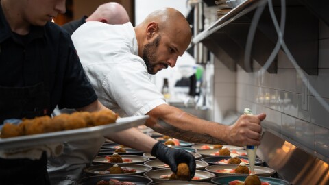 Chef Brandon Dreaden, a semifinalist for Best Chef: Mountain from the James Beard Foundation.