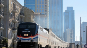 Texas Eagle arriving in Austin en route from Los Angeles to Chicago