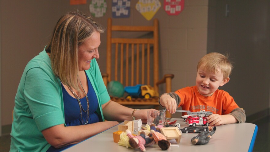 Bowen Center uses play therapy to help younger kids explain and understand the feelings they're having, if they may be unable to vocalize them.