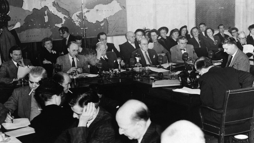 In this 1950 hearing, Joseph McCarthy testified before the Senate Foreign Relations subcommittee on his charges that the State Department was riddled with communists and sympathizers.