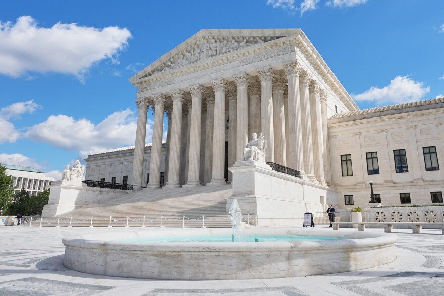 The Supreme Court is pictured Monday, Oct. 5, 2026, in Washington.