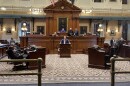 S.C. Sen. Everett Stubbs, R-York, explains the K-12 public school and college and university bathroom use bill inside the Senate chamber on Wednesday, March 25, 2026.