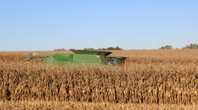 Brennan Gilkison is a farmer in Clark and Fayette Counties. He's spending more than $600 a day on diesel for just one combine while the price per gallon is over $6.