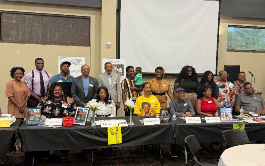 Black authors with Quad Cities connections participated in a forum at the 2025 Bill Bell Jazz & Heritage Festival at the MLK Center, Rock Island.