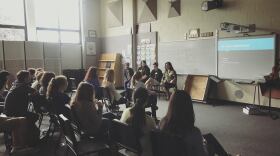 Brockport High School in Brockport, NY hosted a panel on myriad careers in music with current and former students and WXXI's Mona Seghatoleslami.