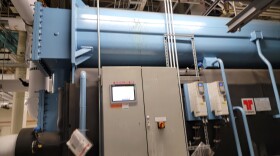 General Motors Fort Wayne Assembly plant transitioned to a steam reduction heating and cooling system using devices like this to capture exhaust from generators.