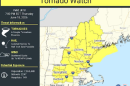 The National Weather Service issued a tornado watch until 7 p.m. Thursday, June 18, 2026.