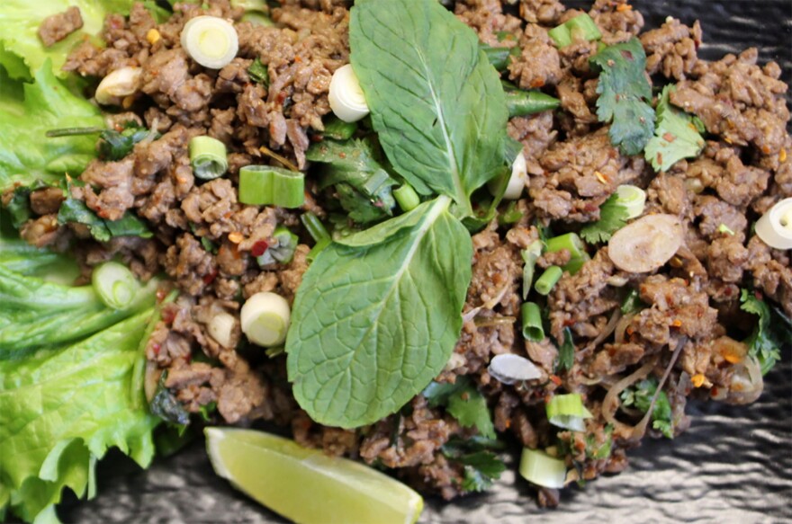Laab beef from Nang Nang.