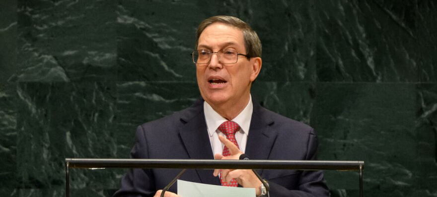 Cuba Foreign Minister Bruno Eduardo Rodríguez Parrilla addresses the General Debate of the UN General Assembly’s 81st session on Saturday, September 26, 2026