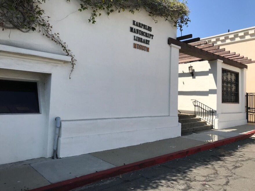 The Karpeles Manuscript Library/Museum in Santa Barbara is located at 21 West Anacapa Street in Downtown Santa Barbara.