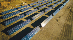 Golden Valley's 3-acre solar farm on the south side of Fairbanks can generate up to 563 kilowatts. A community solar proposal being studied by the co-op's staff would if approved allow members to buy a solar panel, or portion of a panel, and earn credits based on their panel's output to apply to their monthly bills.