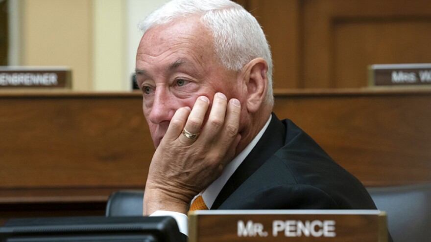 Rep. Greg Pence, R-Ind., listens as the House Foreign Affairs Committee holds a hearing on Capitol Hill in Washington, Wednesday, Oct. 23, 2019. He is the brother of Vice President Mike Pence.