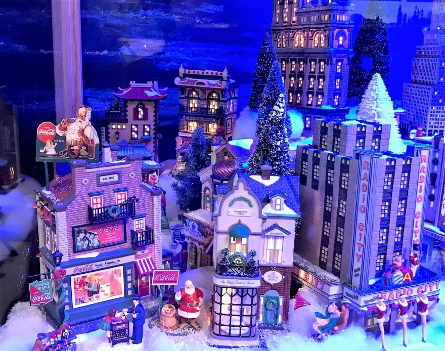 Bob and Marilyn Harris donated their entire Department 56 collection to the museum, including includes 1,300 houses and 4,000 accessories.