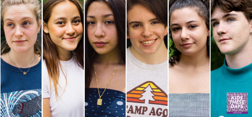 teenage hosts of the kids these days podcast