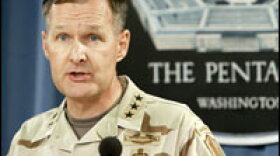 Lt. Gen. David Barno, pictured in 2004 when he was the top commander in Afghanistan, says the United States may have unwittingly contributed to the Taliban's resurgence.