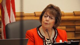 Sen. Linda Rogers, R-Granger, offered an amendment overhauling the legislation. She is pictured leading a committee hearing on Wednesday, Dec. 10, 2025.