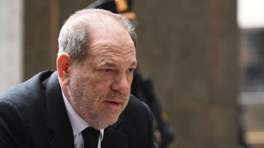 Harvey Weinstein arrives at court last month in Manhattan.