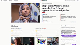 The front page of pressaudit.org on Oct. 12, 2026