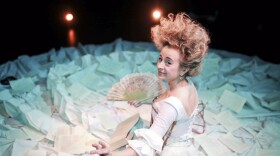 Sylvia Milo as Maria Ana 'Nannerl' Mozart in her one-woman show, 'The Other Mozart.' The show is running at the Yellow Barn in Putney, VT on June 27th and 28th.
