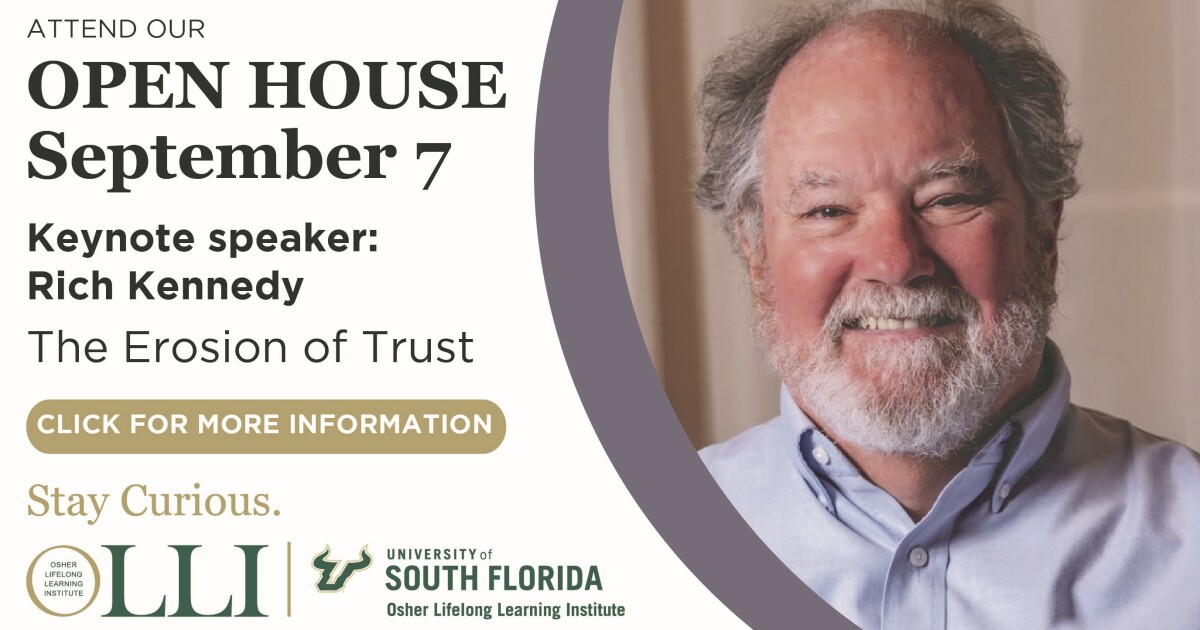 OLLIUSF Fall Open House (Free) WUSF