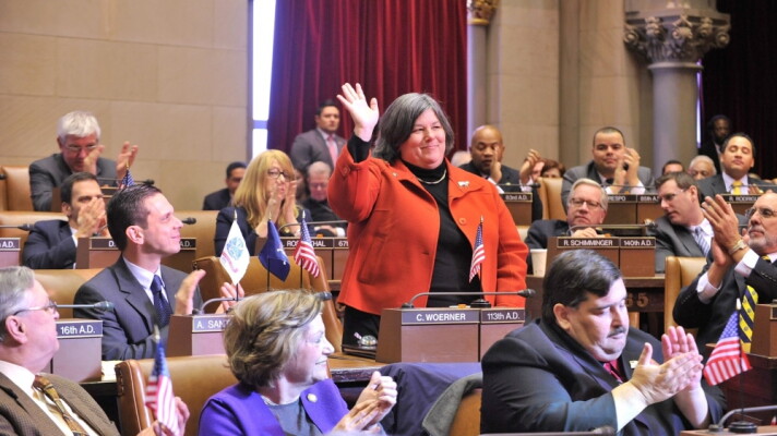 Carrie Woerner in the New York State Assembly