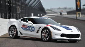 The Corvette Grand Sport that will pace the field of 33 for the 101st Running of the Indianapolis 500 presented by PennGrade Motor Oil.
