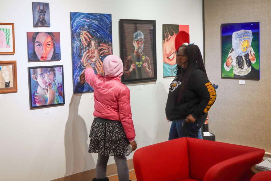 Art by area high school students on display this past spring in the 49th-annual High School Art Invitational at Quad City Arts, Rock Island.
