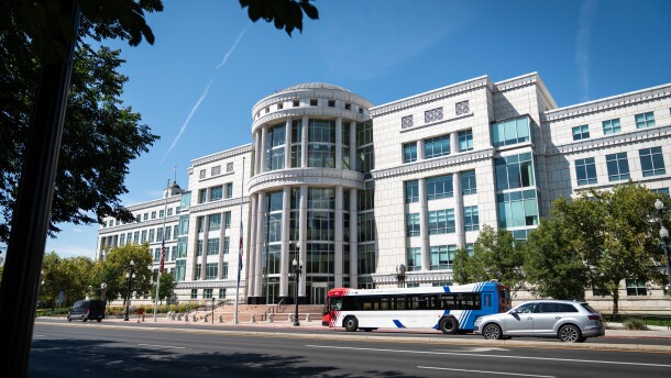 The Scott M. Matheson Courthouse in downtown Salt Lake City, as seen from the east side of State Street, Aug. 23, 2025.